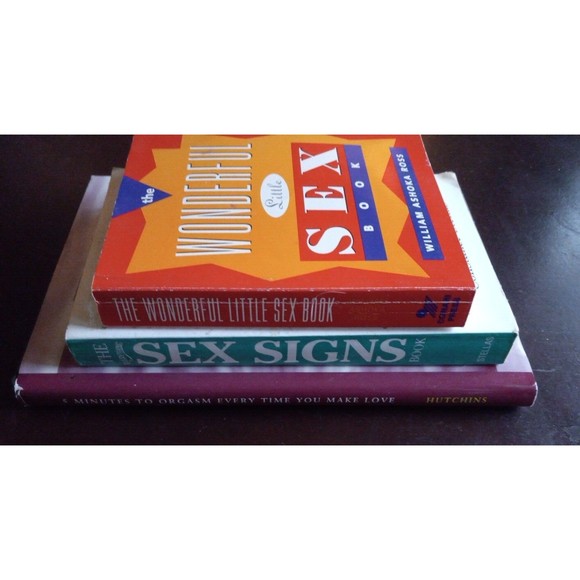 3 Sex Books : 5 Minutes to Orgasm - Sex Astro Signs - Wonderful Little Sex Book - Picture 6 of 16